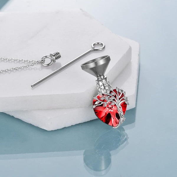 🔥Last Day 49% OFF - 🎁925 Sterling Silver  Heart Urn Necklace